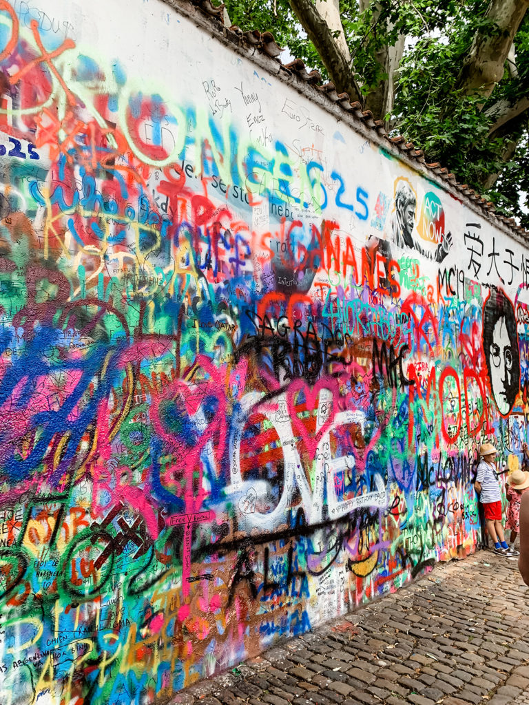 john lennon tribute wall color words inspiration memory
